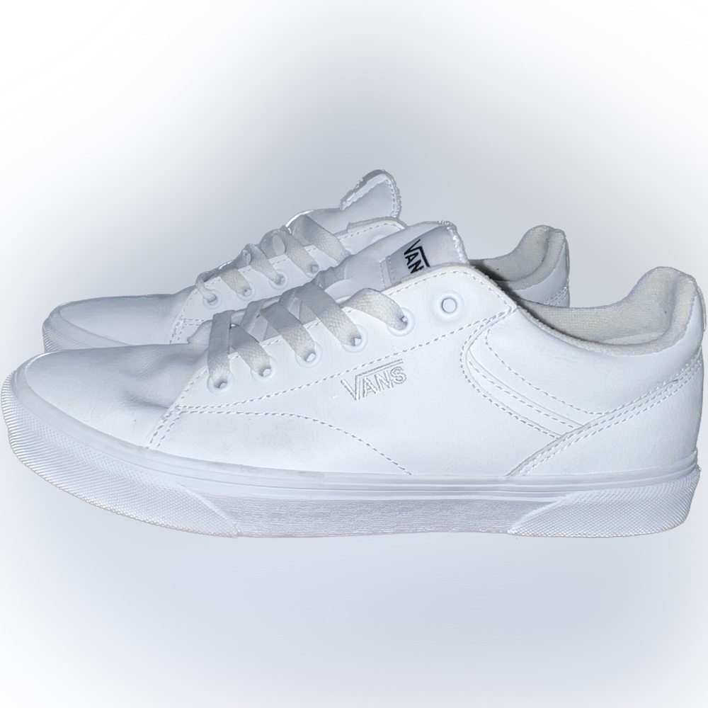 *SOLD* White Low-Top Vans